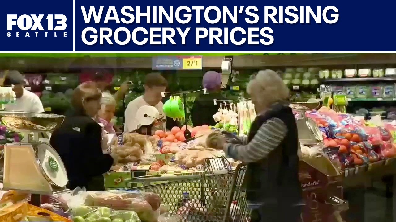 Жители Вашингтона сталкиваются с ростом цен на продукты питания | FOX 13 Сиэтл