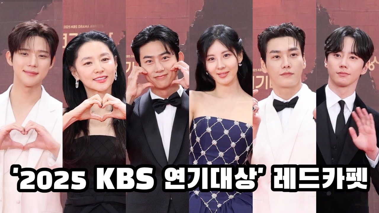 [S영상] '2025 KBS 연기대상' 레드카펫