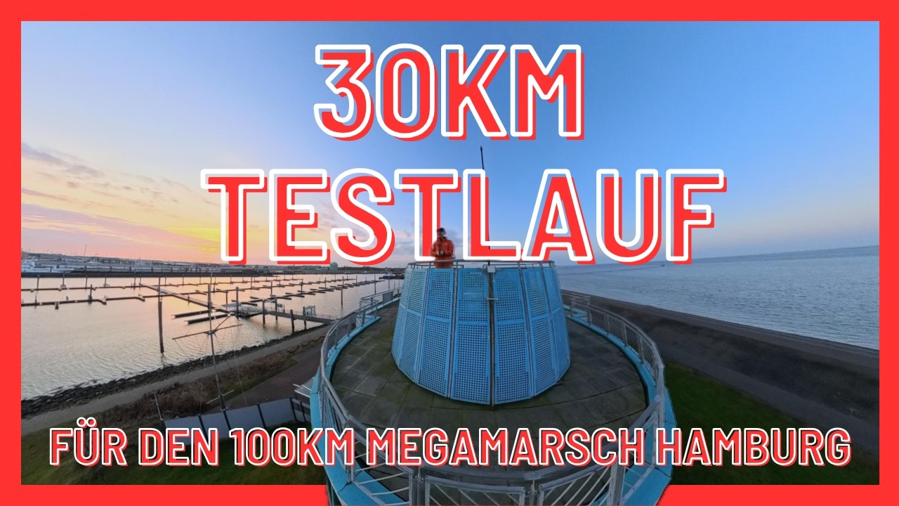 100km Megamarsch Training: 30km Nachtmarsch zum Sonnenaufgang