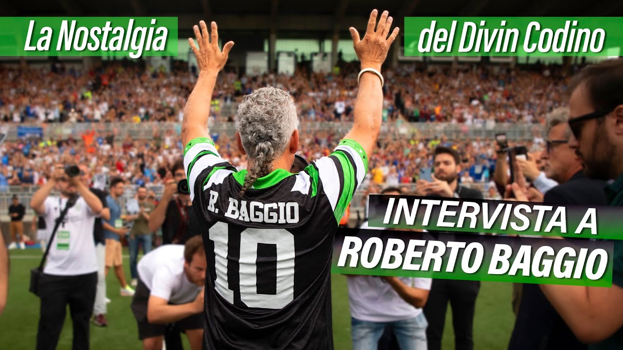 INTERVISTA a ROBERTO BAGGIO - OPERAZIONE NOSTALGIA x FÚTBOL EMOTION