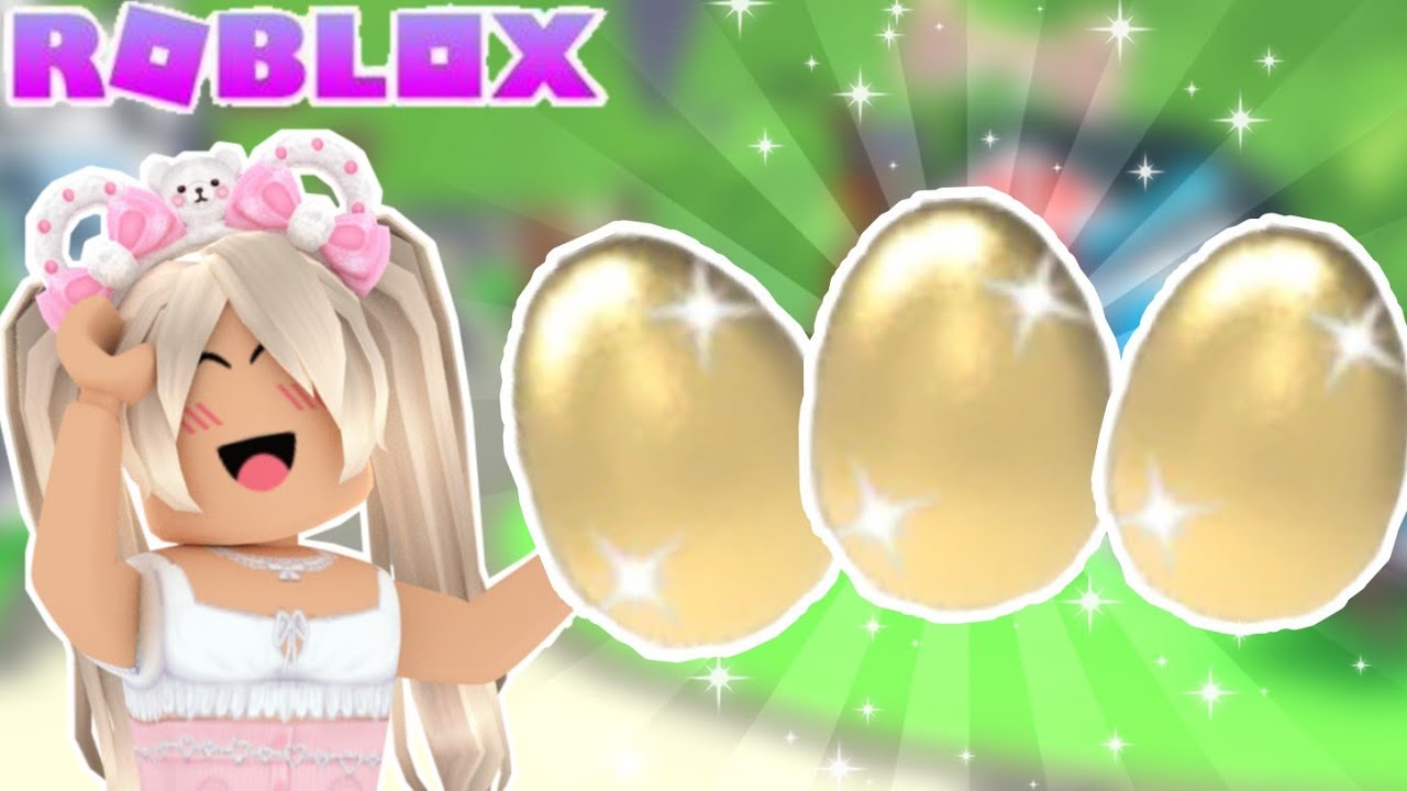 Hatching 3 Golden Eggs! | ROBLOX Adopt Me
