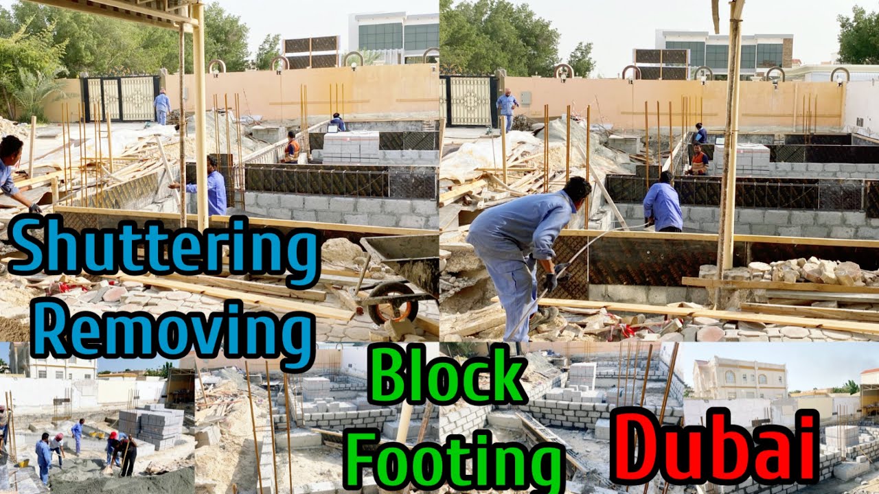 Step:10/Shuttering Open Work Dubai/Scaffolding Removing Footing Dubai/Shuttering Remove kaisy hoti