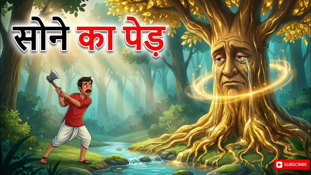 सोने का पेड़|गरीब किसान की किस्मत बदल गई|Golden Tree|Emotional Moral Story|Hindi Kahaniya|#cartoon 