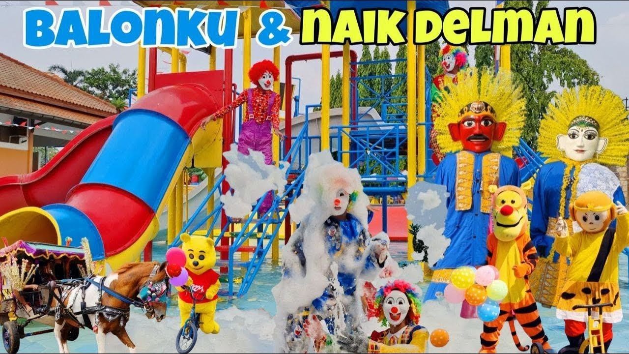 MAKIN SERU‼️NAIK DELMAN REMIX | BADUT NAIK KUDA| ONDEL ONDEL JOGET ASIK LAGU NAIK DELMAN REMIX