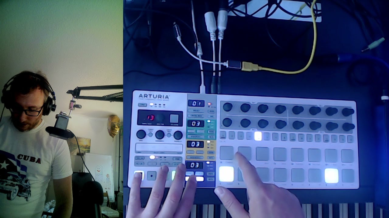 Создание целого трека в Beatstep Pro аранжировка и управление сценами. Scene mode обзор на русском