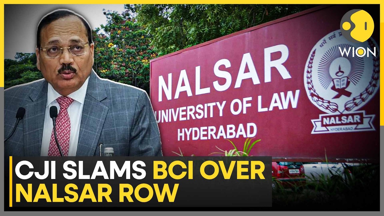 CJI Suryakant Slams BCI Over NALSAR Enrollment Threat |Bar Council Withdraws Controversial Directive