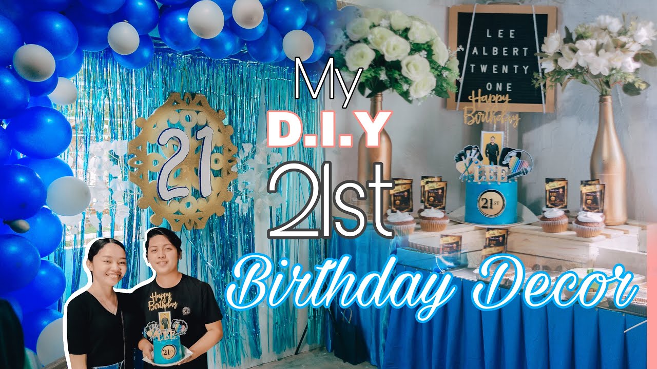 LOW BUDGET DIY 21st BIRTHDAY DIY BIRTHDAY DECORATION AT HOME (2021)