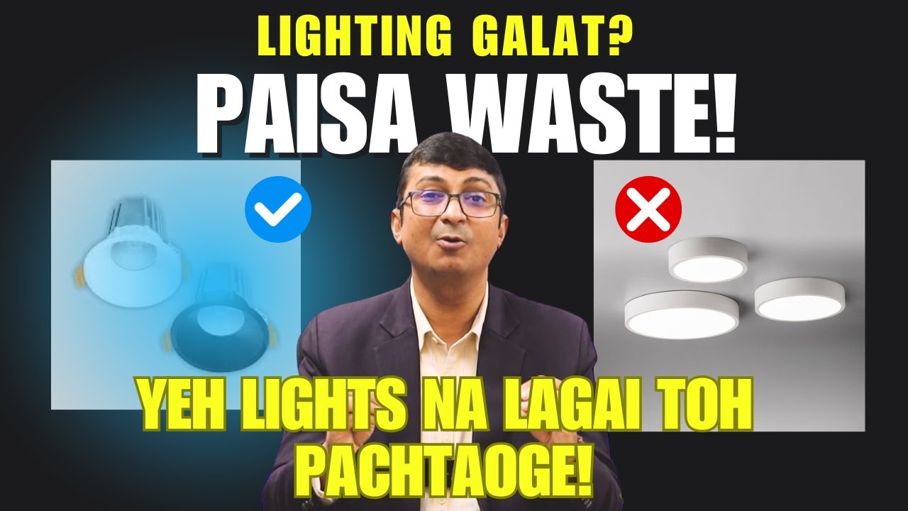 Ghar Ke Liye Best Lights Panel, COB, Profile, Track & Spot Lights Explained