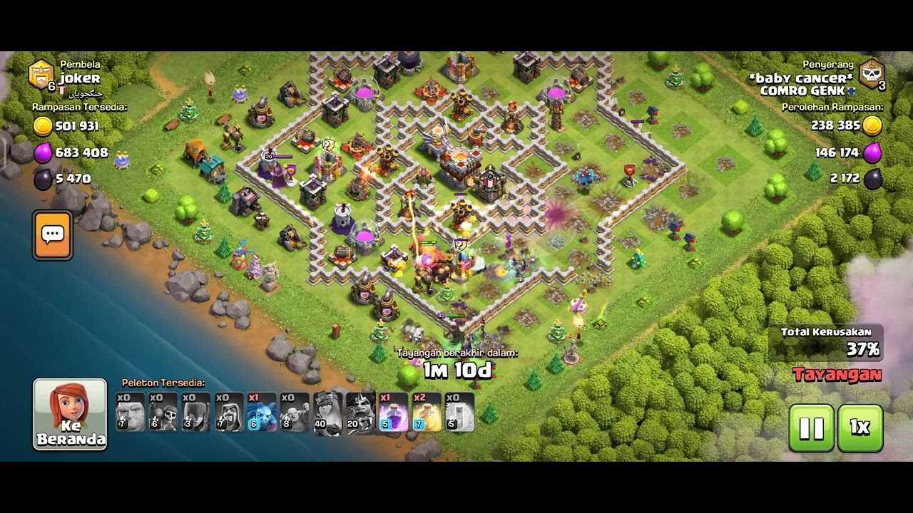 Nggak seimbang tapi bisa rata dengan Giant combo witch