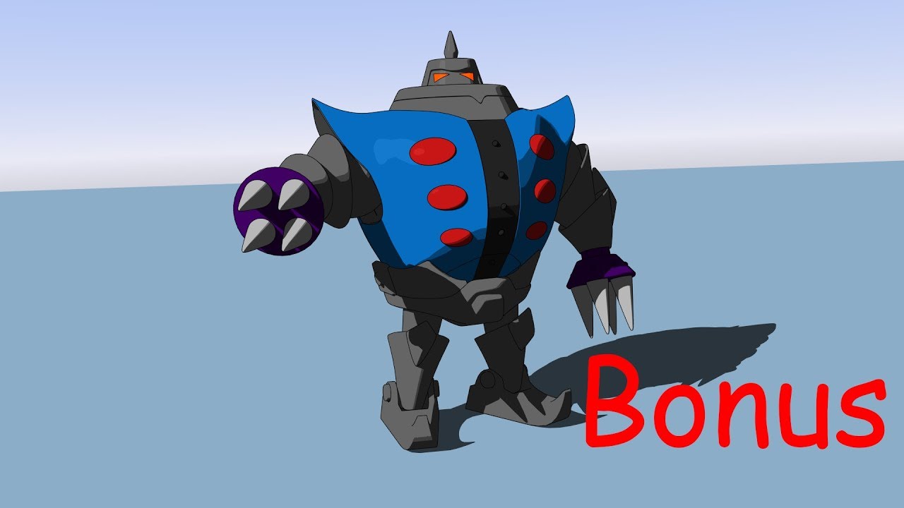 3D Tutorial-Tsume Robot-Kyashan-video bonus (the last one)