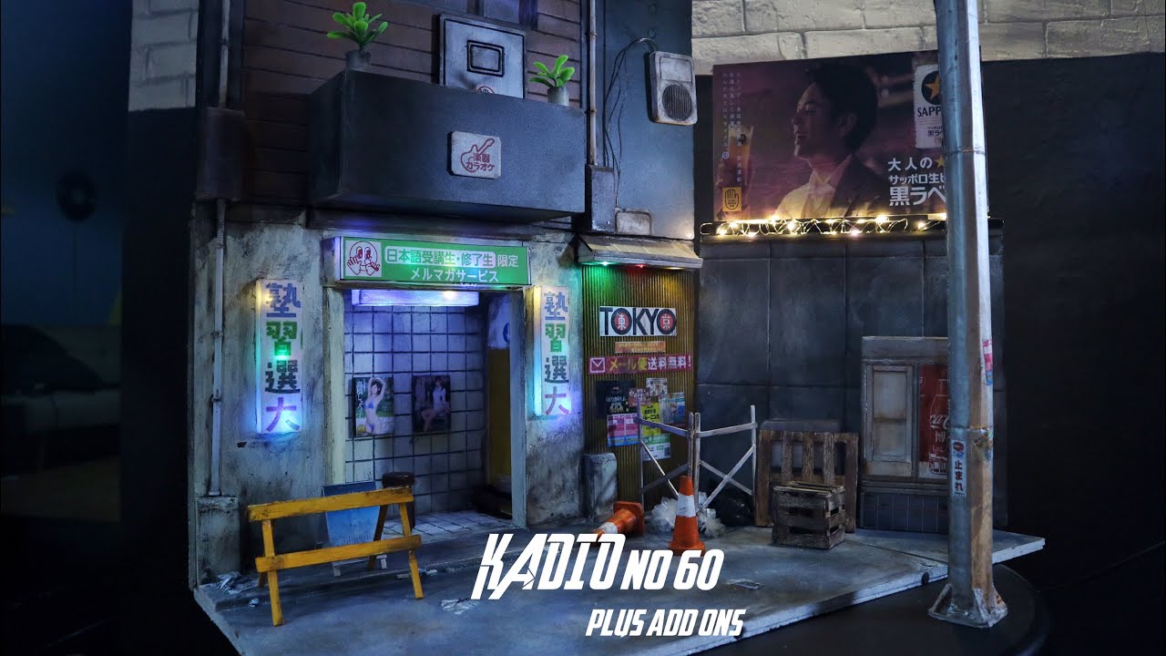 KADIO NO.60 | DIORAMA ENDGAME TOKYO STREETS 1:12 scale