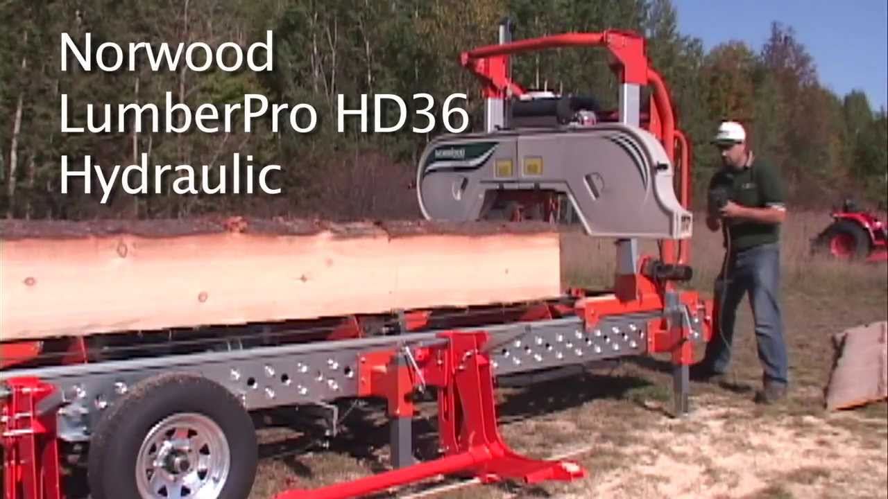 Norwood LumberPro HD36 Hydraulic Portable Band Sawmill - Part 2