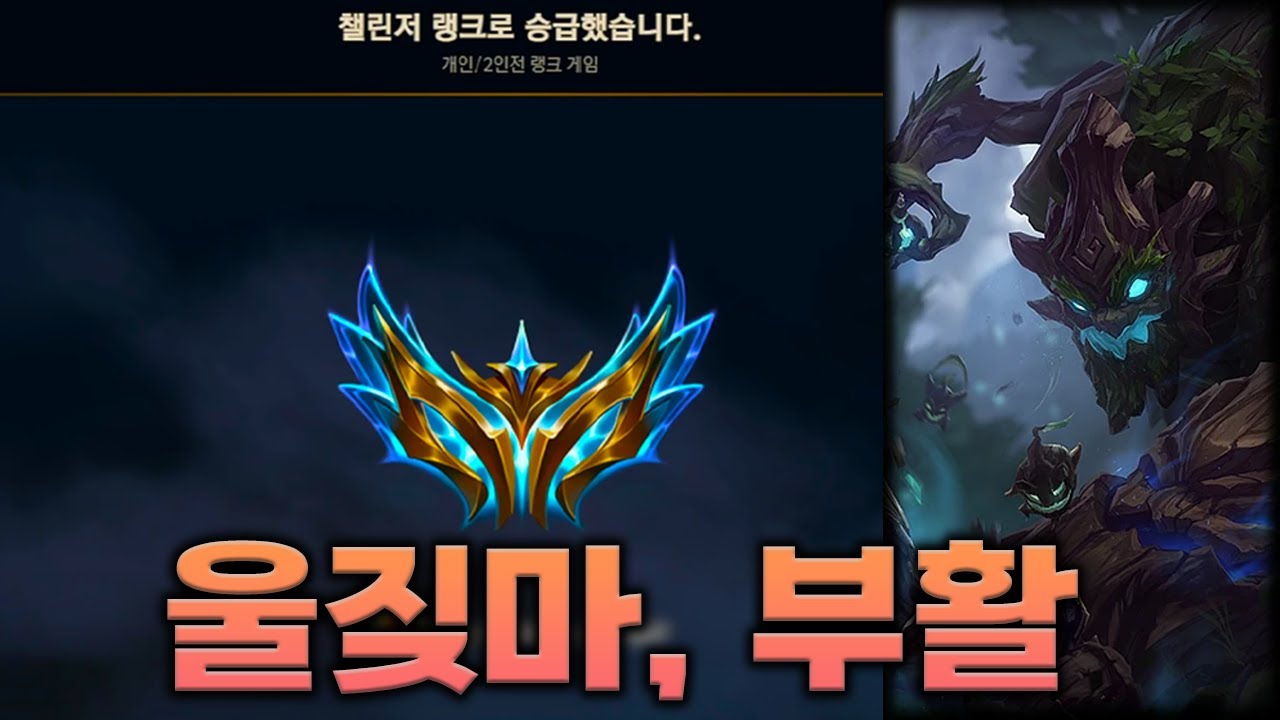 챌린저 달았습니다. 개꿀챔 탑 마오카이 2분 속성강의