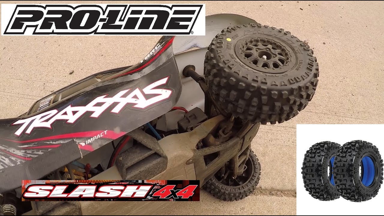 Traxxas Slash Gets ProLine Badland SC 2.2" Tyres!