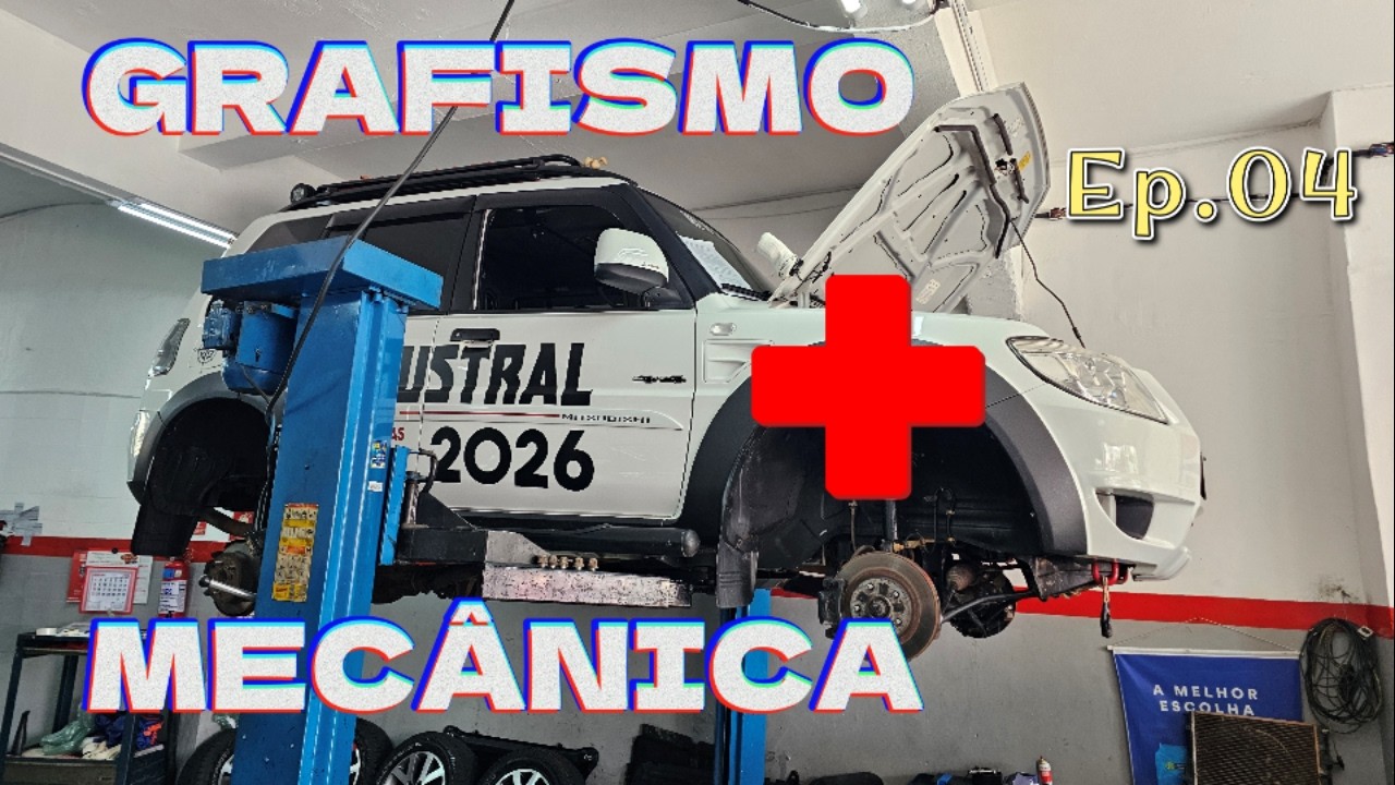 PAJERO TR4 4X4 – GRAFISMO E MECÂNICA - CARRETERA AUSTRAL RUTA7 - Ep.04 Ano03 -  #TR4kkinas