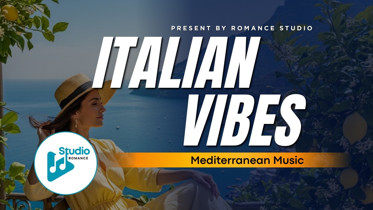 Relaxing Italian Music 1080p 🎶 1 Hour Mediterranean Coast & Lake Como Ambience