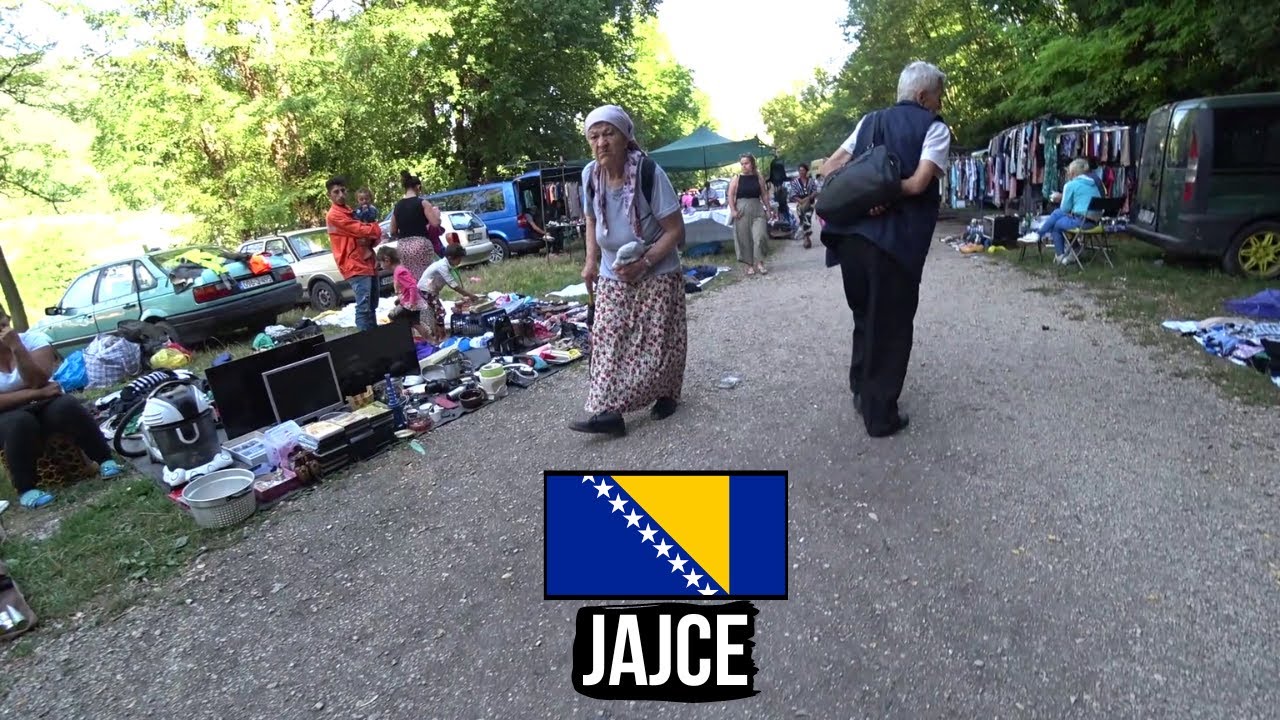 Legendary Balkan Market In JAJCE | Bosnia & Herzegovina 🇧🇦
