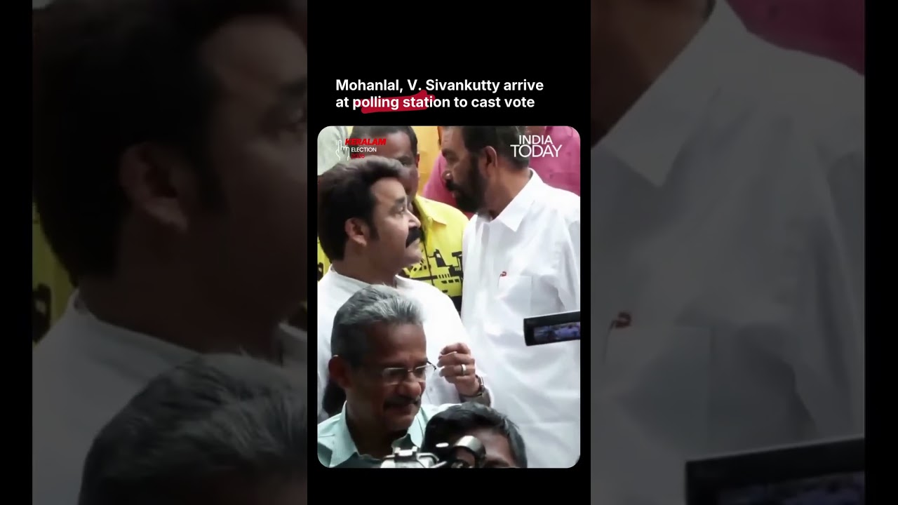 Kerala Assembly Elections 2026: Mohanlal & V. Sivankutty Cast Votes | India Today