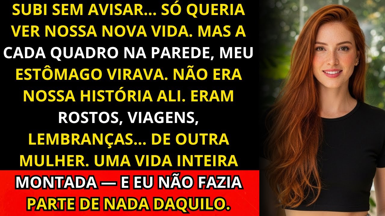 Cheguei de surpresa na cobertura nova do meu marido — e percebi que cada quadro nas paredes...
