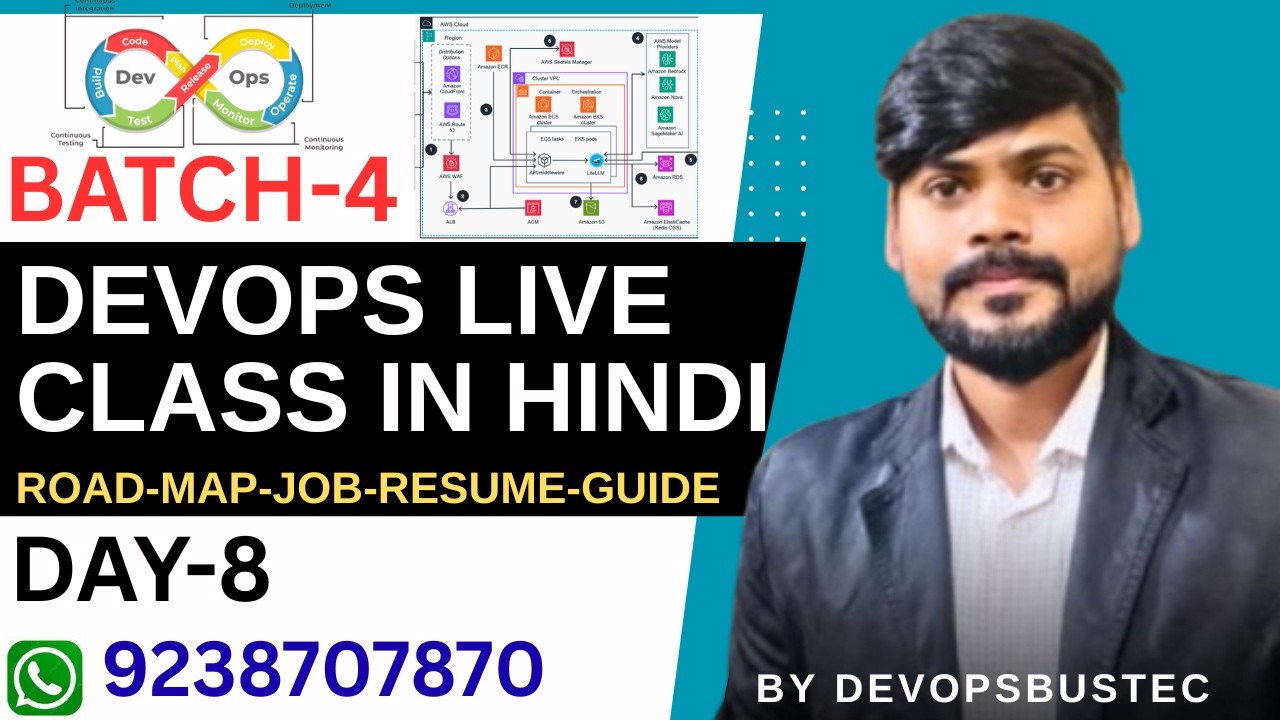 AWS DEVOPS LIVE CLASS IN HINDI || AWS DEVOPS PROJECTS WORK ACTIVITY #devopsbustechnology #awscloud
