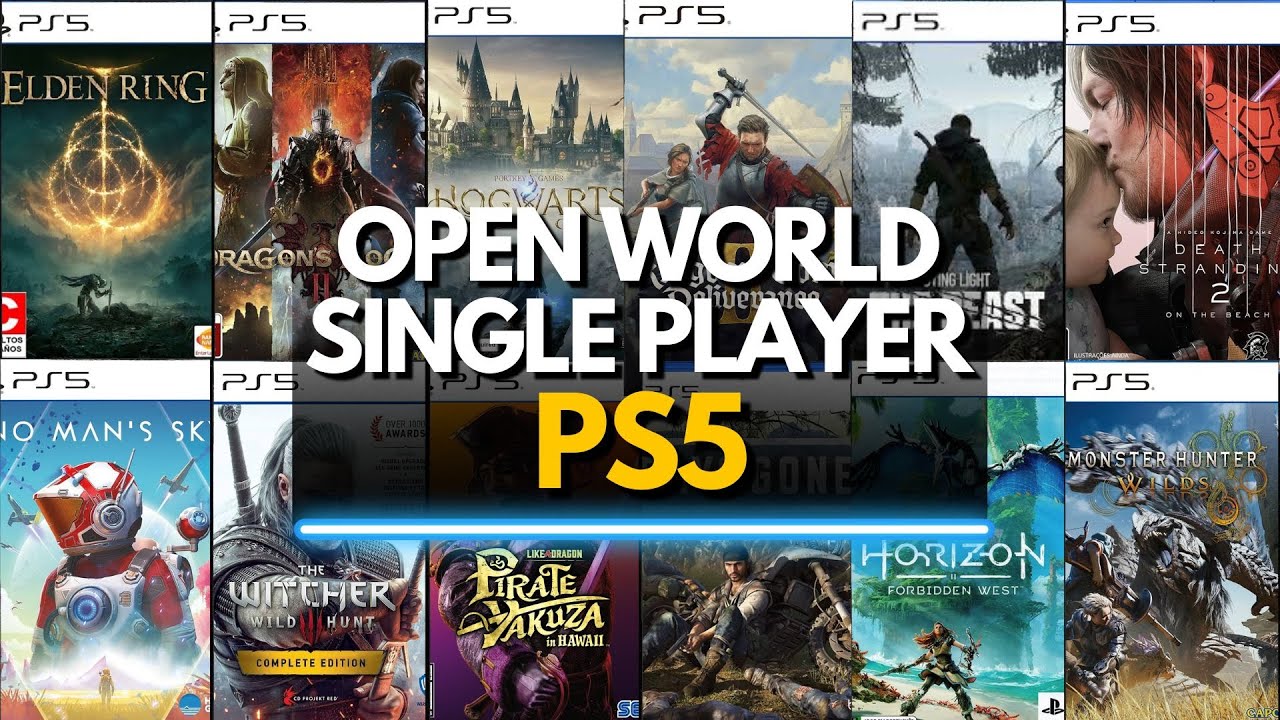 20 лучших одиночных игр с открытым миром для PS5!
