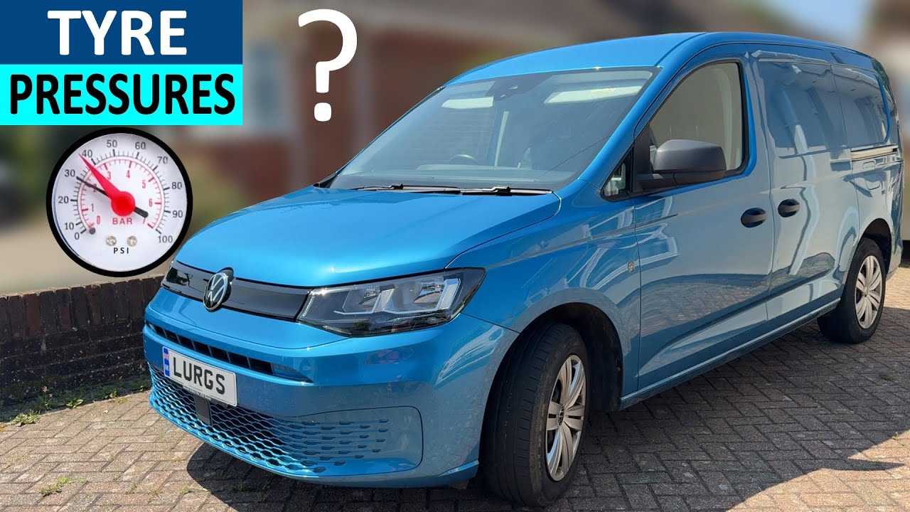 VW Caddy Tyre Pressures and How to check the Tyre Pressures on your VW Caddy