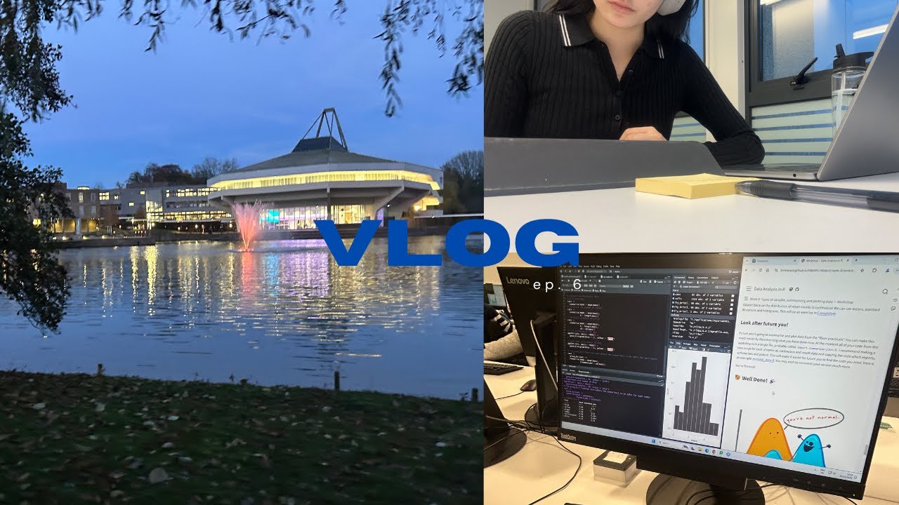 VLOG | Snow! , lab practicals, SZA poster, Wingstop in Leeds