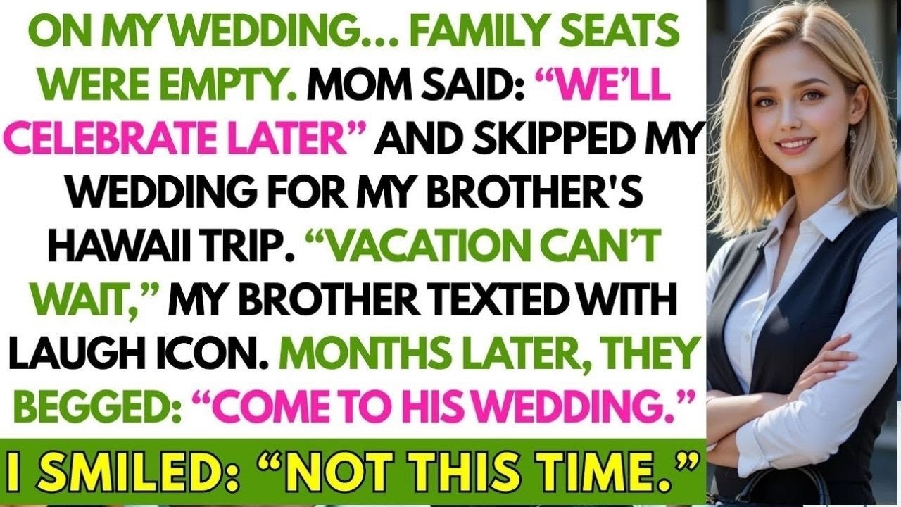 My Mom Skipped My Wedding for My Brother’s Hawaii Trip — Months Later I Said “Not This Time”