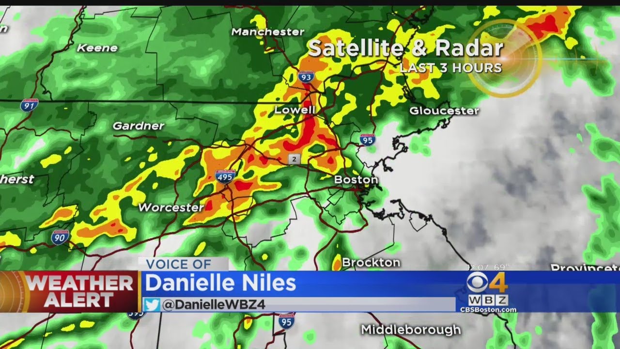 'It Was Wild': WBZ's Danielle Niles Describes Driving Through Florence's Remnants