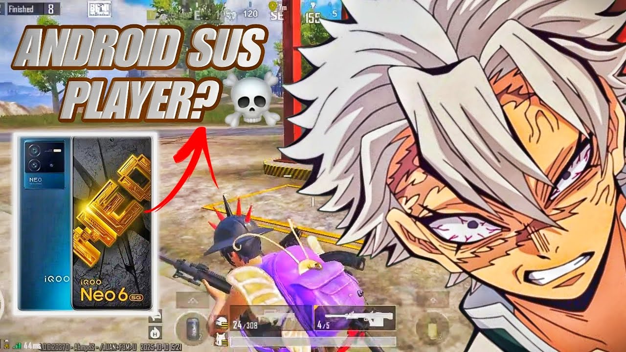 ABSOLUTE CINEMA ON IQOO NEO 6 🔥 | BGMI Android Insane Clutches☠️🔥 | EBIX GAMING