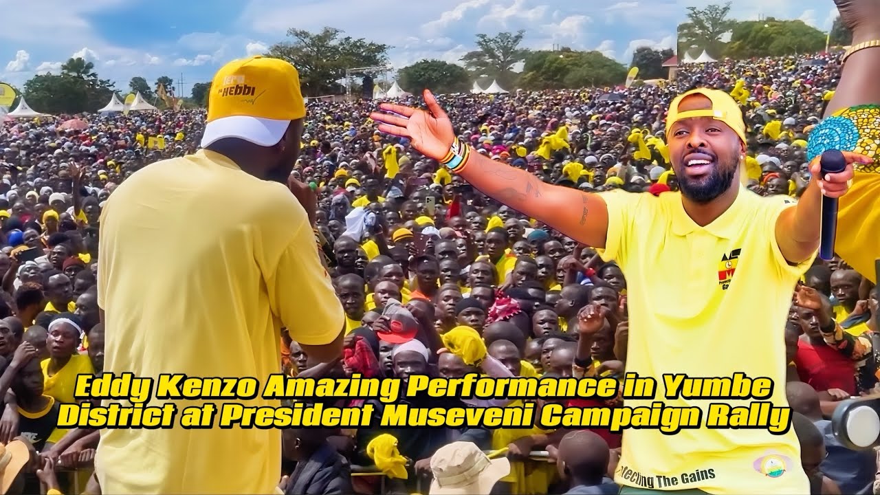 Eddy Kenzo’s Amazing Performance in Yumbe District | President Museveni Campaign Rally 2025 🇺🇬🔥