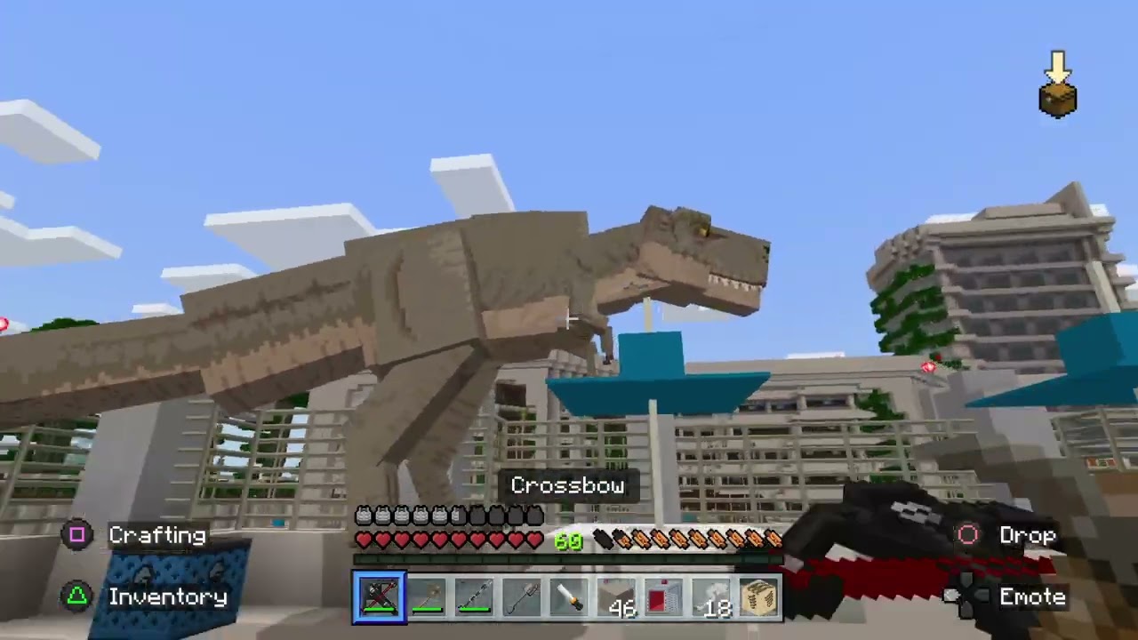 Minecraft Jurassic World Ep4 I DONT REMEMBER THIS IN JURASSIC WORLD