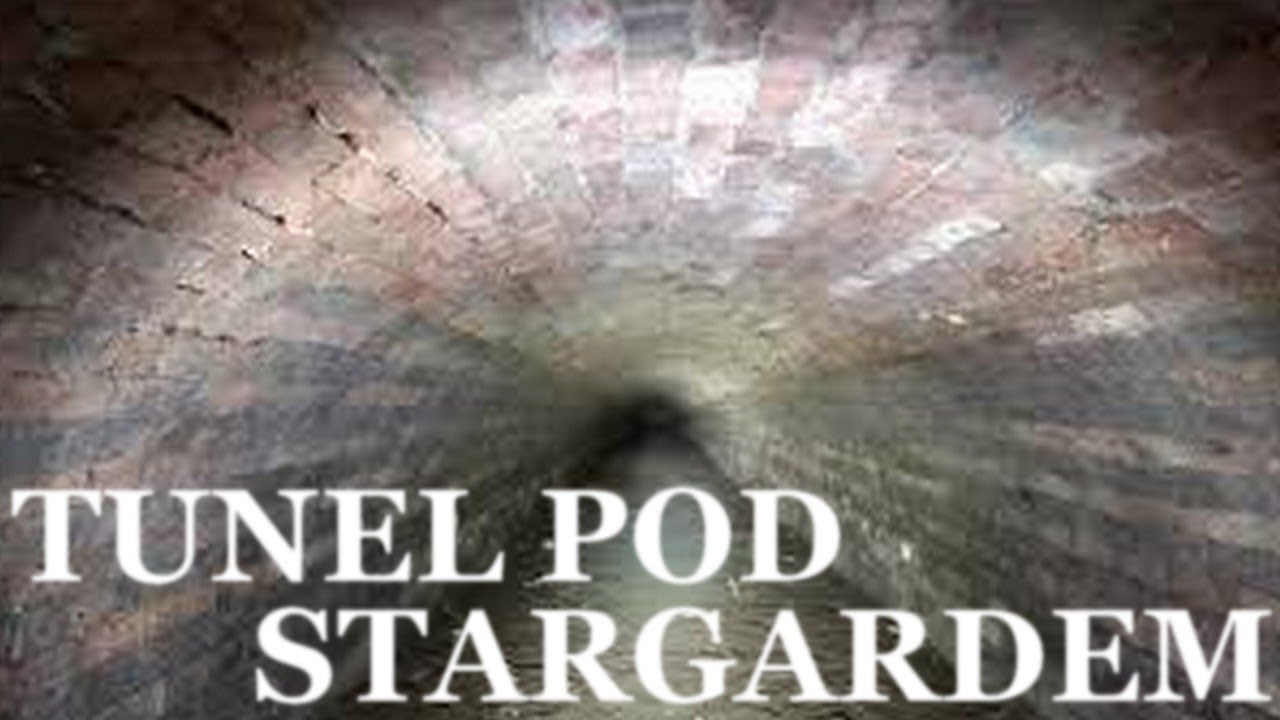 STARY MROCZNY TUNEL pod Stargardem rzeka Ina i chyba urbex