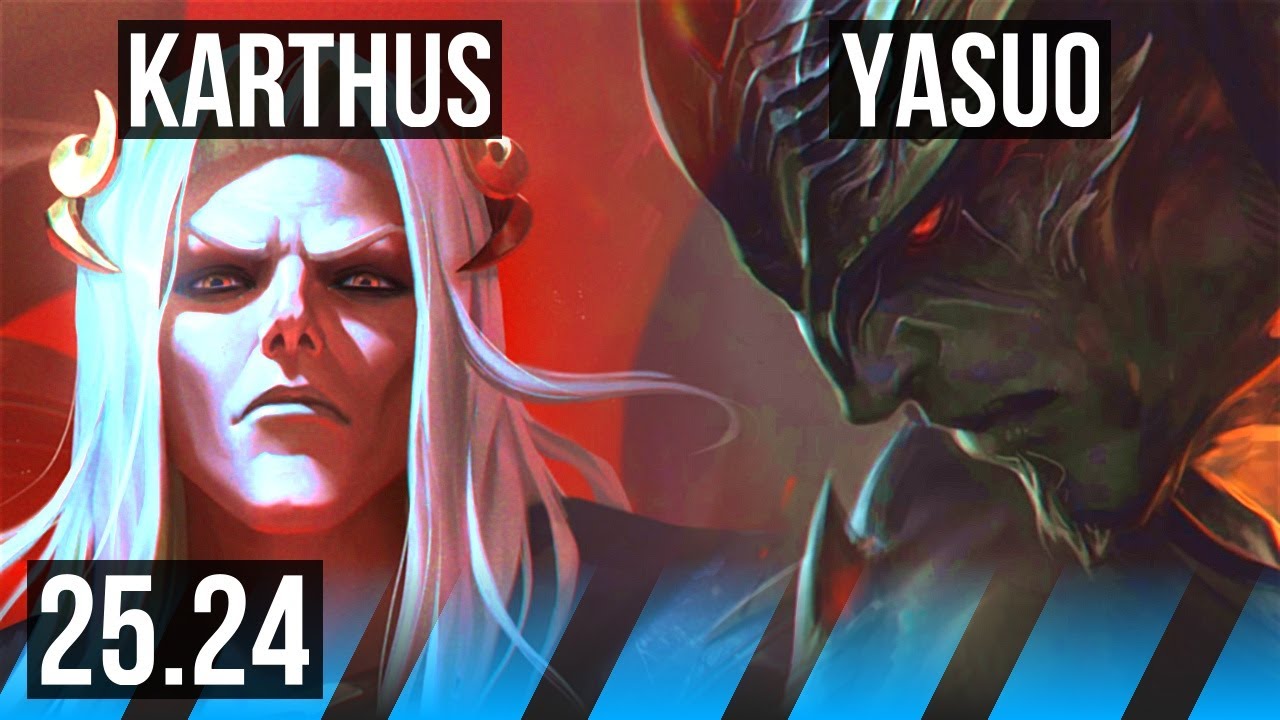 KARTHUS vs YASUO (MID) | KR Grandmaster | 25.24