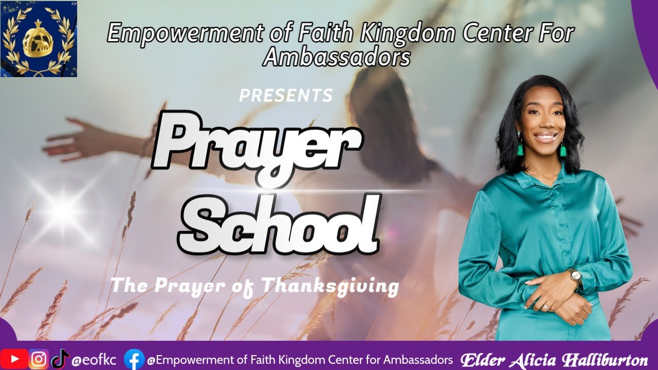 Prayer School: Prayer of Thanksgiving
