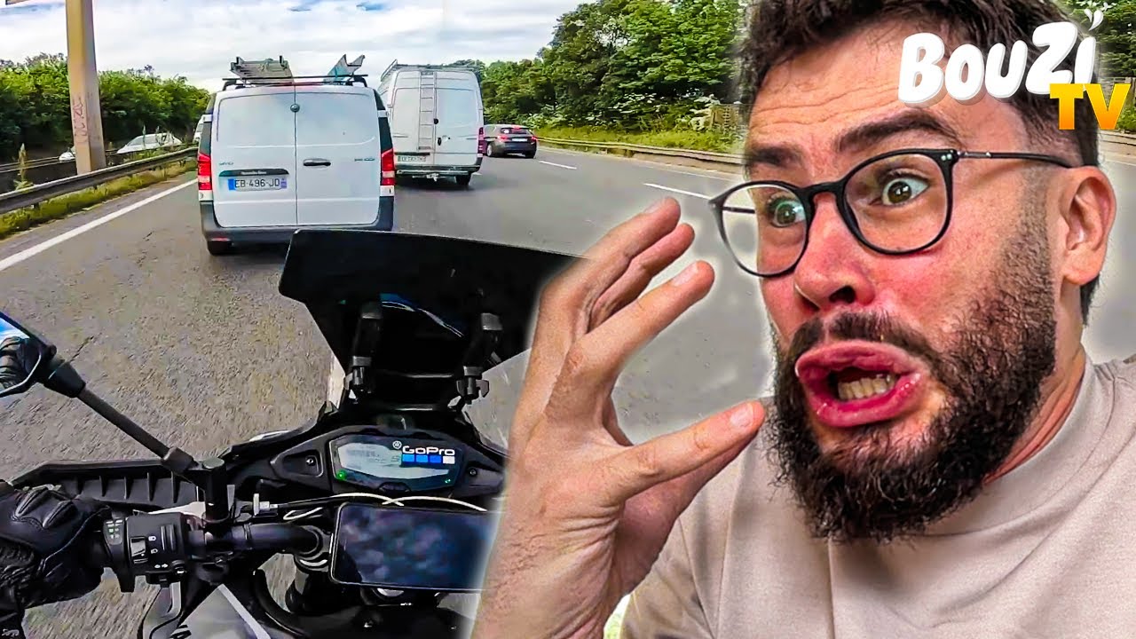 IL BOMBARDE EN INTERFILE ET... (React Moto)