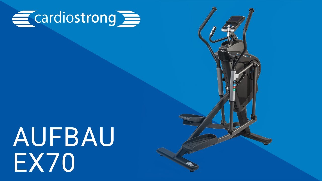 Aufbauvideo cardiostrong EX70 Crosstrainer | Montageanleitung