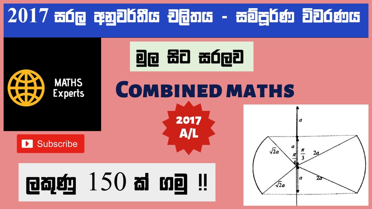 Simple Harmonic Motion (සරල අනුවර්තීය චලිතය) - Past Paper Discussion - 2017 A/L - (Video 1)