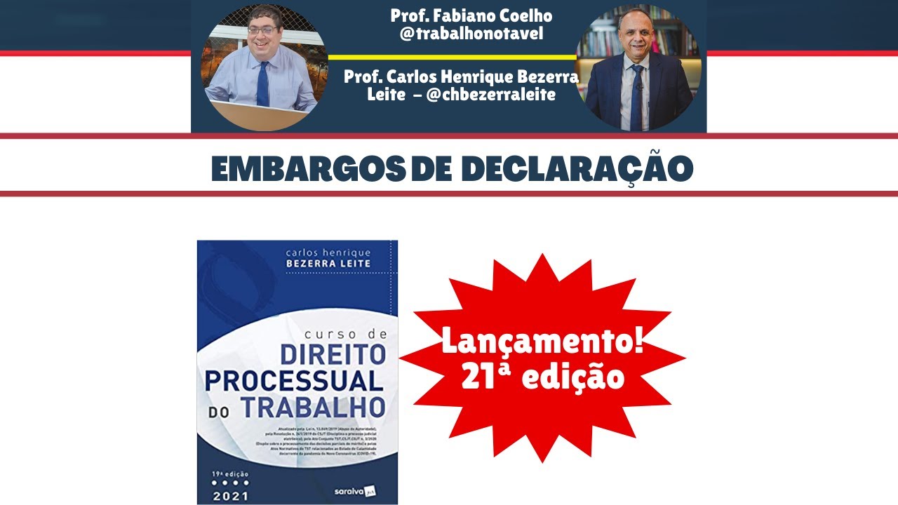Embargos de declaração no processo do trabalho