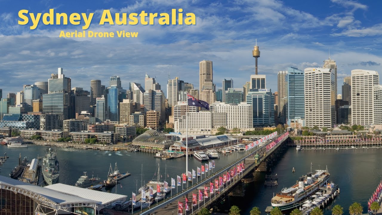 Sydney City Australia Aerial Drone - Sydney, Australia 🇦🇺 | 4k Drone Shots
