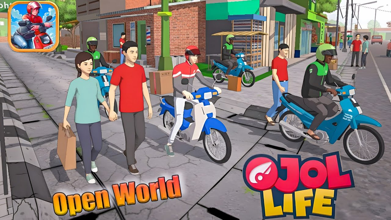 Ojol Life Simulator Delivery - Open World | Mobile Gameplay 