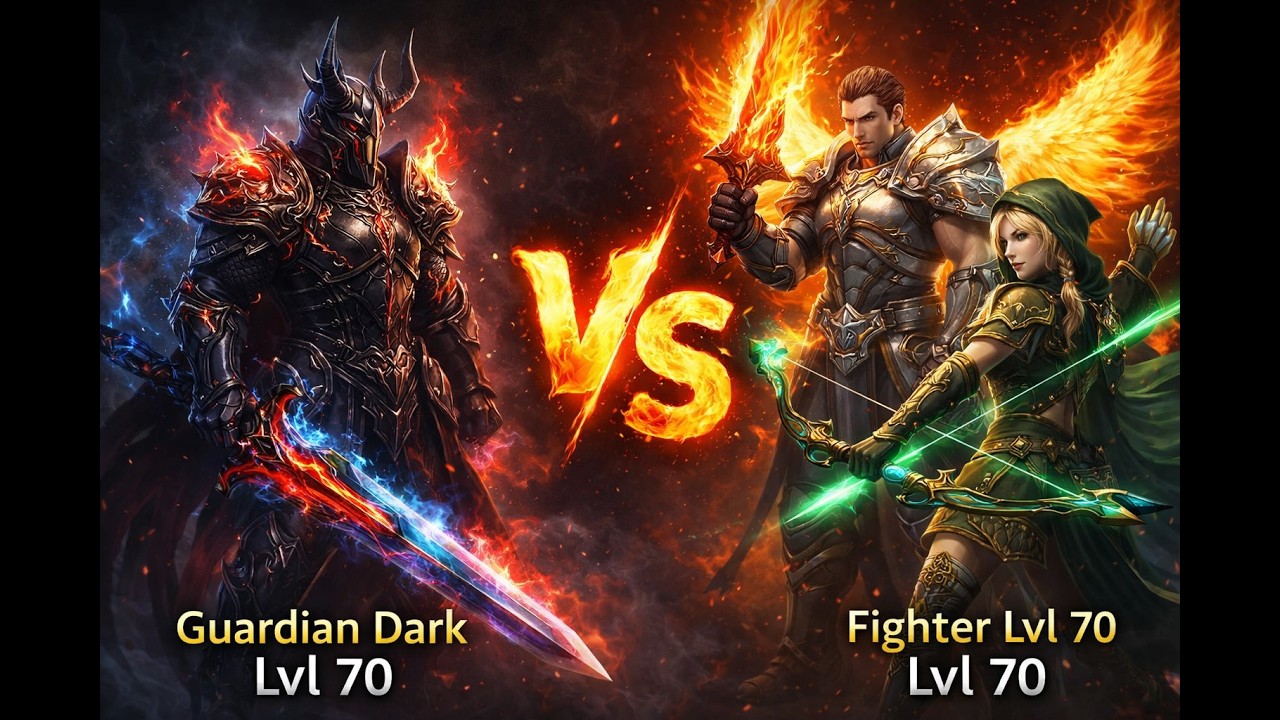 1 VS 2 - Shaiya Nexon DPS Guardian Lv.70