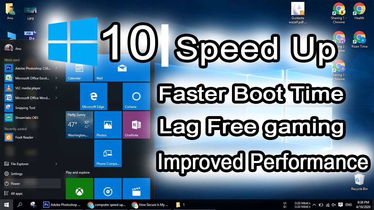 Speed Up Laptop - Speed Your Pc Now - Fast Pc In Two Minutes