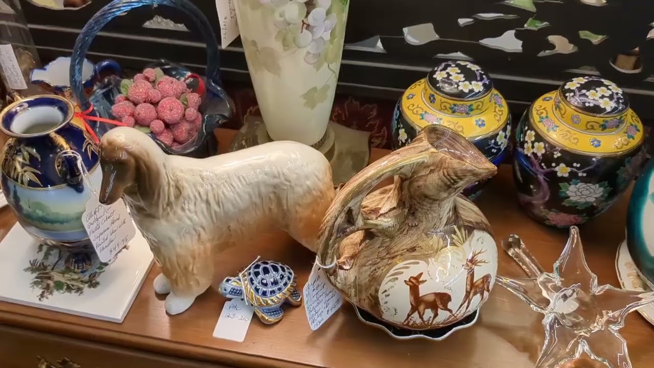 逛完植物园，在当地美国古董店捡漏康熙花觚 Qing Dynasty Kangxi Imari Style Export Vase less than $90