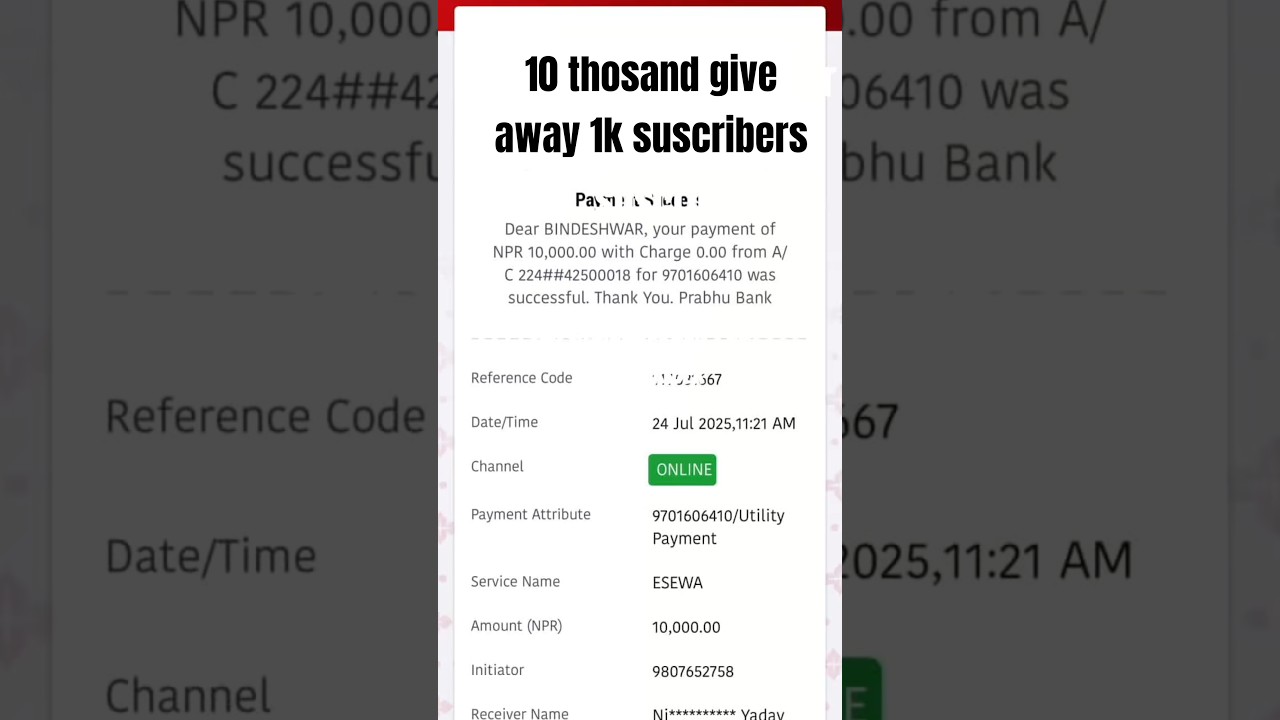10 thosand give away 1k suscribers ctive 