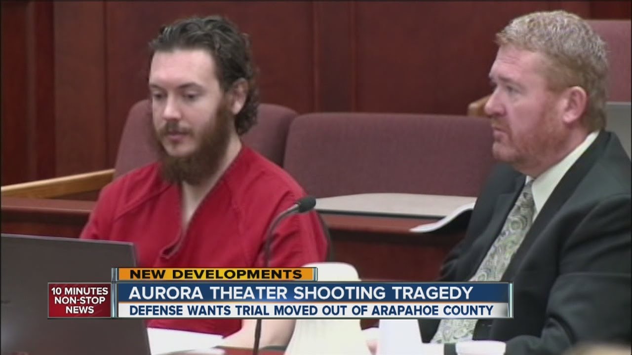 Change of Venue: Aurora theater shooting defense wants trial moved