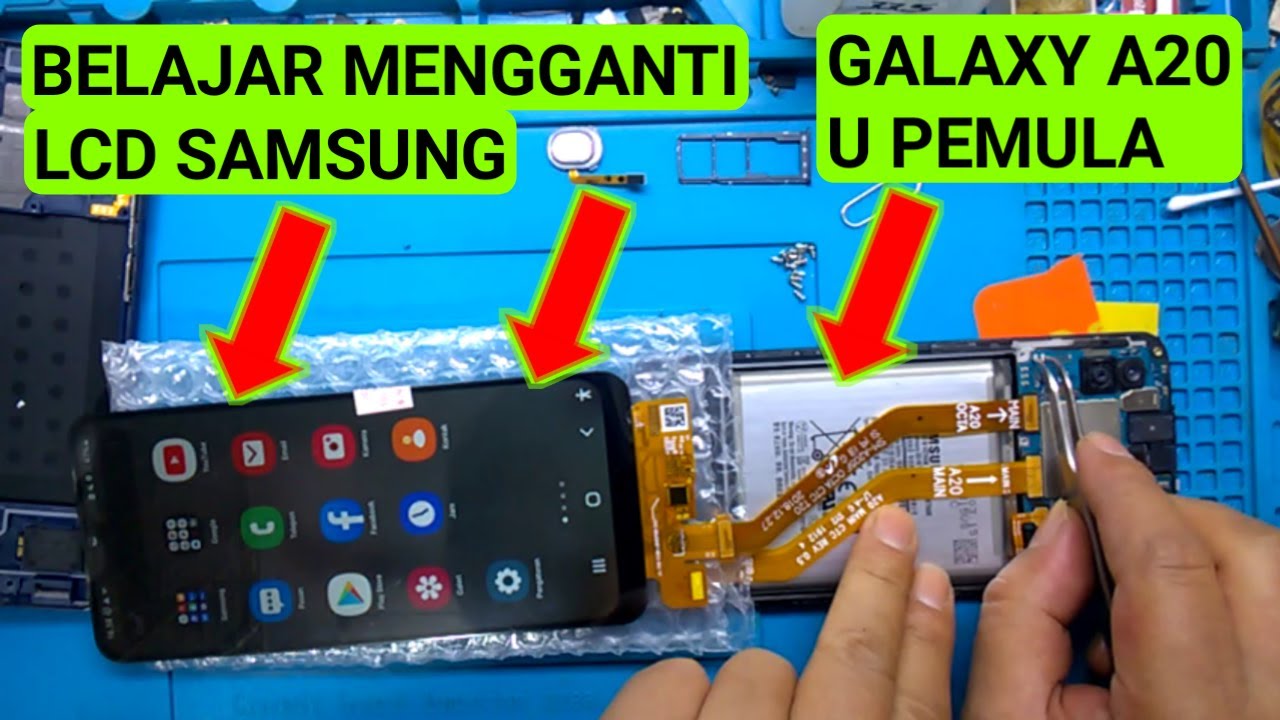 Cara Mengganti Lcd Samsung Galaxy A20‼️ Mudah Untuk Pemula || JKS opreker handphone