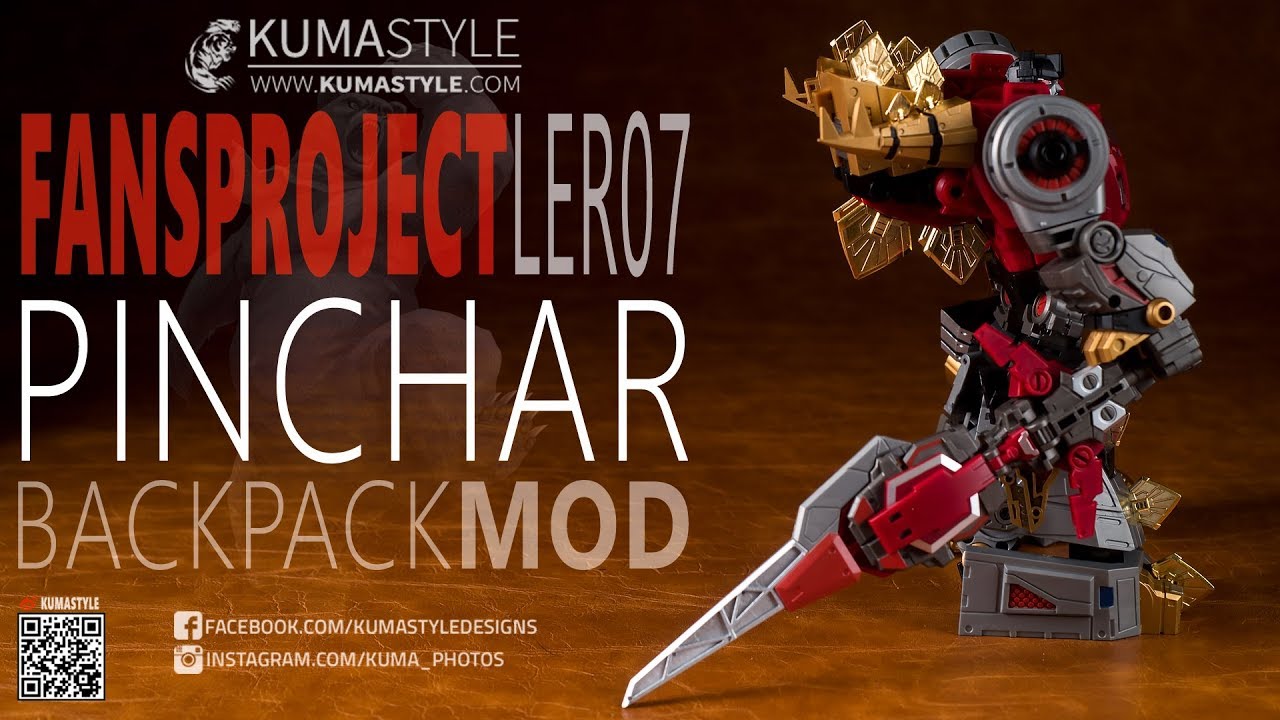 Fansproject LER-07 Pinchar Backpack Mod Tutorial