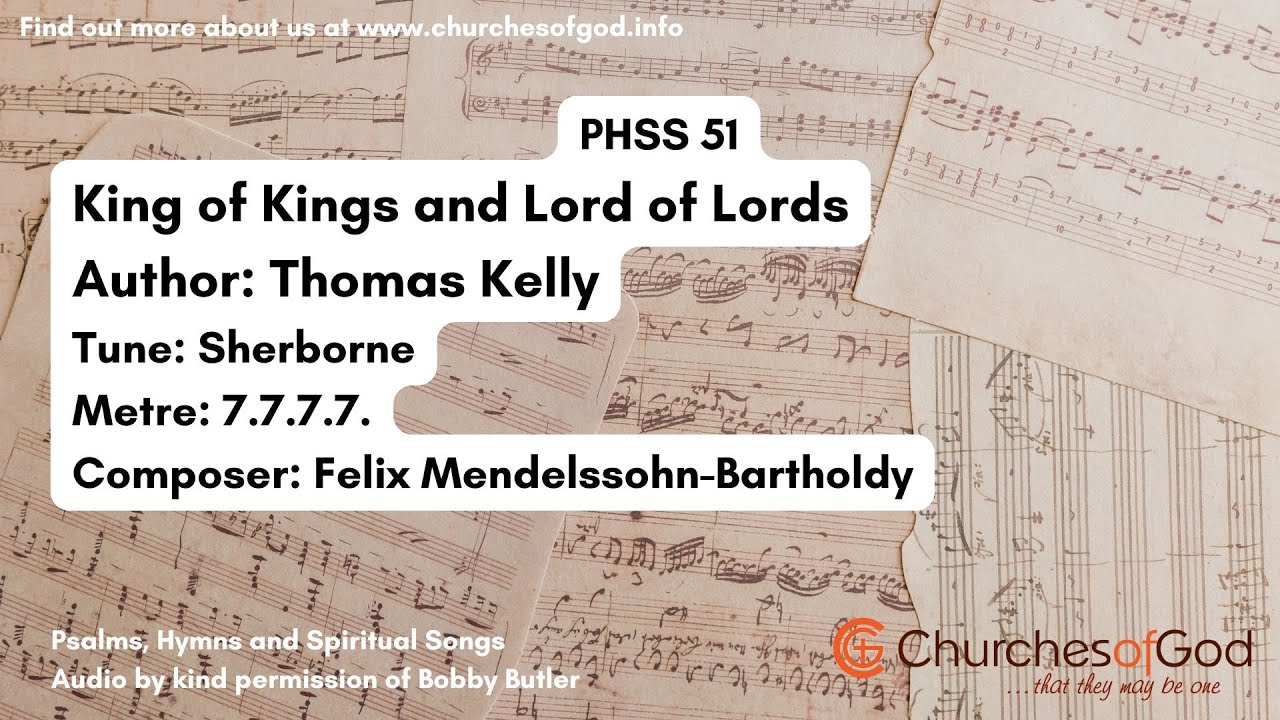 PHSS 51: King of Kings and Lord of Lords (SHERBORNE - Organ)