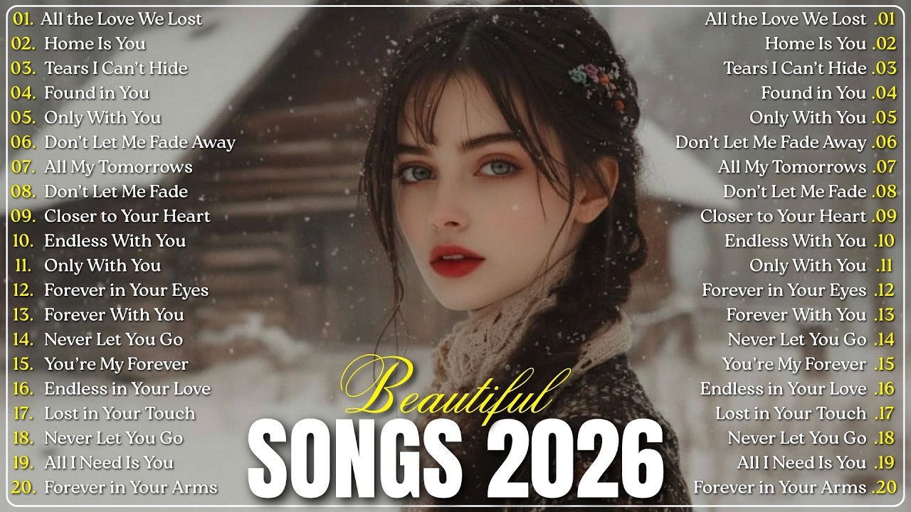 Gentle Romantic Love Songs ✨ | Calm English Music Collection